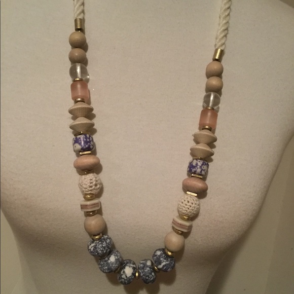 Stella & Dot Jewelry - Stella & Dot Pink, White, Blue Necklace